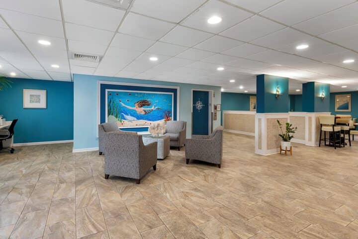 Lobby sitting area